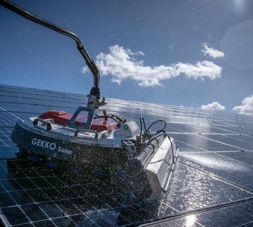 Nettoyage professionnel panneaux photovoltaïques Grand-Est